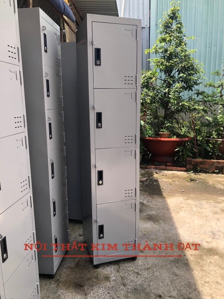 Tủ locker 4 cánh - Bàn Ghế Inox Kim Thành Đạt - Công Ty TNHH Sản Xuất TMDV Inox Kim Thành Đạt